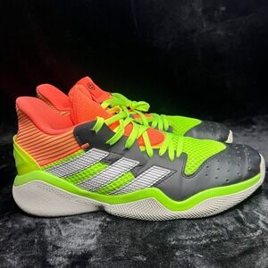 Adidas Harden Stepback EF9890 Men's Sneakers 13 Core Black Signal Coral Shoes